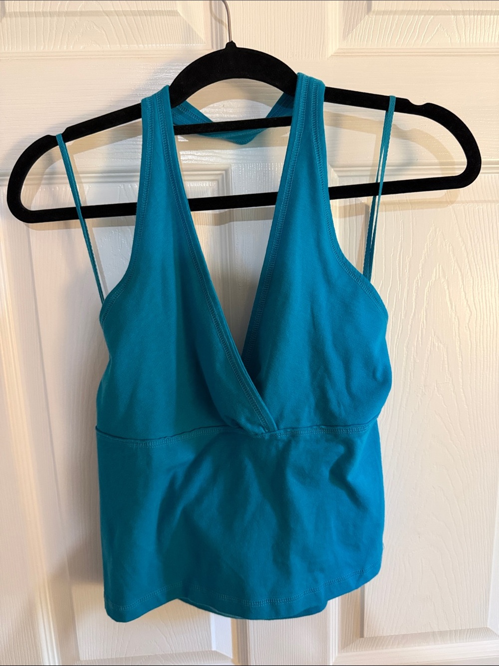 Pilcro Teal Halter Top